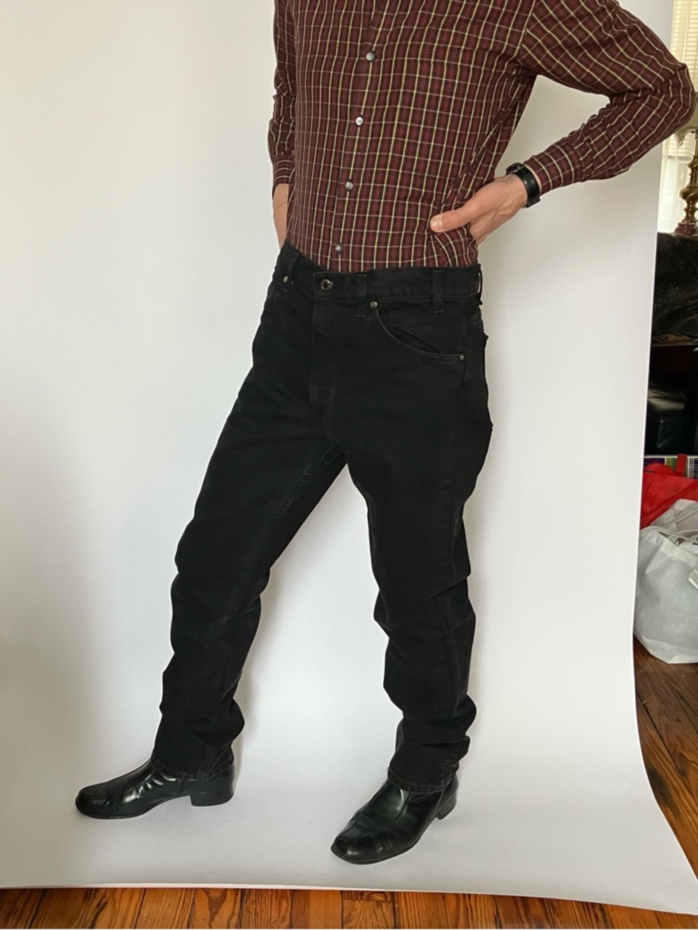 Levi's Men's Black Relaxed Fit Jeans